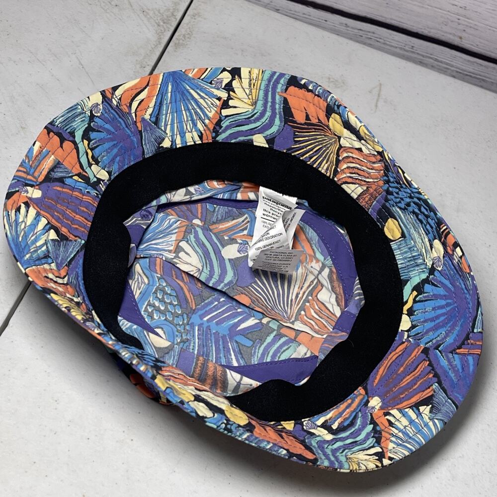 Patagonia Bucket Hat Sun Cap Unisex Men’s Sz Small 50th Anniversary 100% Nylon - Picture 9 of 9